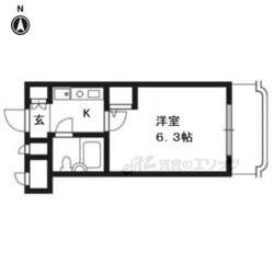 ＤＥＴＯＭ－１御所南312の物件間取画像